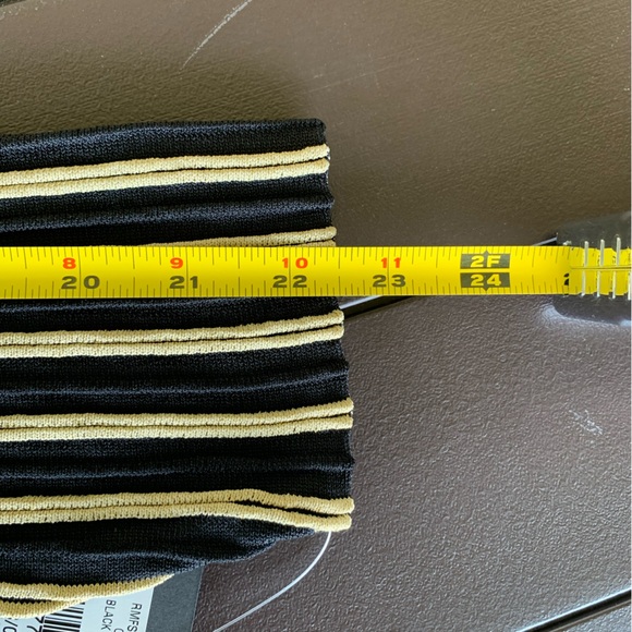 Rachel Rachel Roy Black/Gold Ribbed Long Sleeve Sweater Dress-Women’s 2X-NWT - Picture 13 of 14